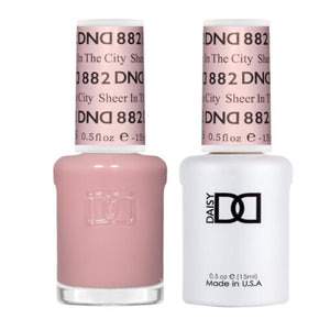 DND - Sheer In The City #882 - Gel & Lacquer Duo