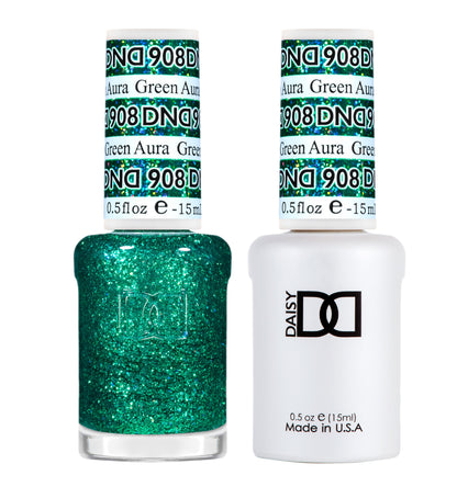 DND Green Aura #908 - Gel & Lacquer Duo - CM Nails & Beauty Supply