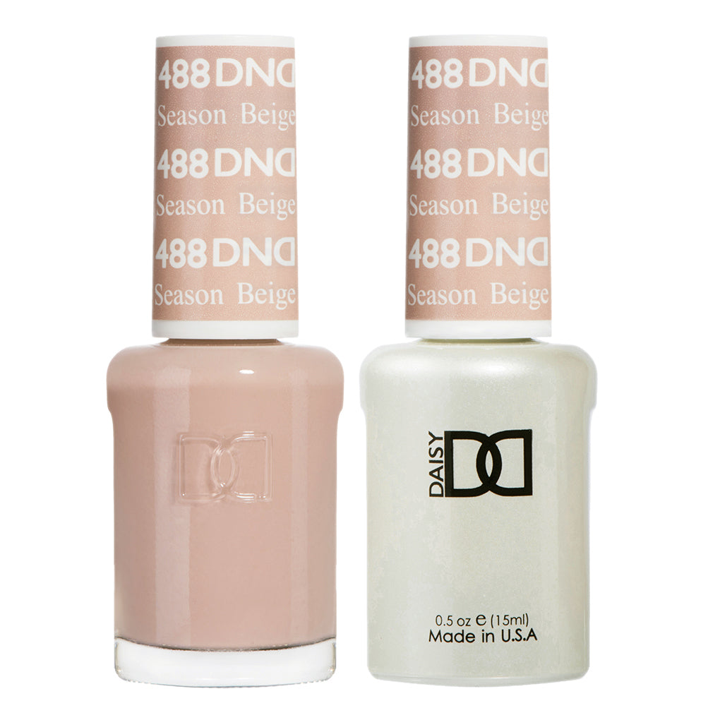 DND - Season Beige #488 - Gel & Lacquer Duo - CM Nails & Beauty Supply