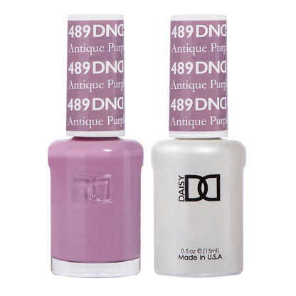 DND - Antique Purple #489 - Gel & Lacquer Duo - CM Nails & Beauty Supply