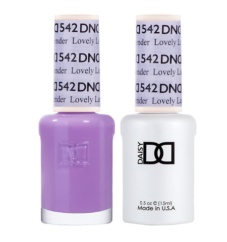 DND - Lovely Lavender #542 - Gel & Lacquer Duo
