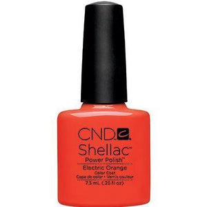 CND Shellac - Electric Orange (0.25 oz) | CND - CM Nails & Beauty Supply