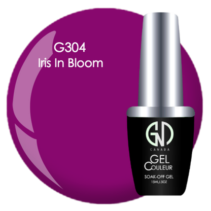 Iris in Bloom - #304 | GND CANADA® 1-Step Gel - CM Nails & Beauty Supply
