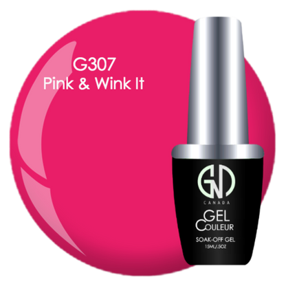 Pink & Wink it- #307 | GND CANADA® 1-Step Gel - CM Nails & Beauty Supply