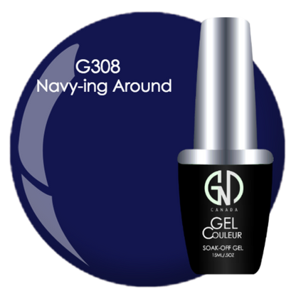 Navy-ing Around - #308 | GND CANADA® 1-Step Gel - CM Nails & Beauty Supply