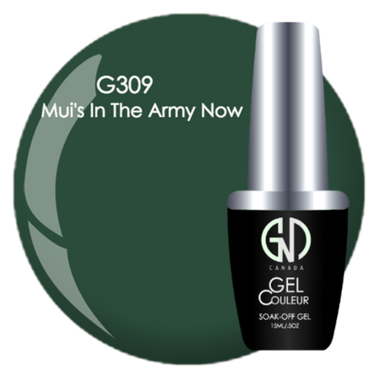 Mui's in The Army Now - #309 | GND CANADA® 1-Step Gel - CM Nails & Beauty Supply