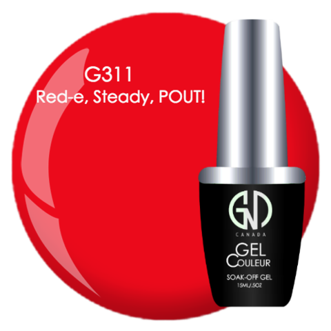 Red-e, Steady, POUTI | GND CANADA® 1-Step Gel - CM Nails & Beauty Supply
