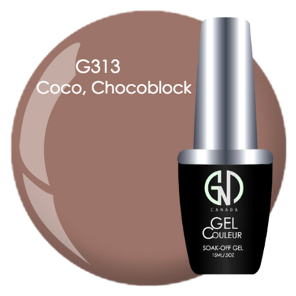 Coco, Chocoblock - #313 | GND CANADA® 1-Step Gel - CM Nails & Beauty Supply