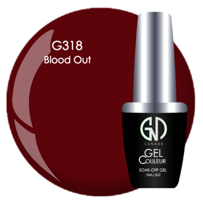 Blood Out - #318 | GND CANADA® 1-Step Gel - CM Nails & Beauty Supply