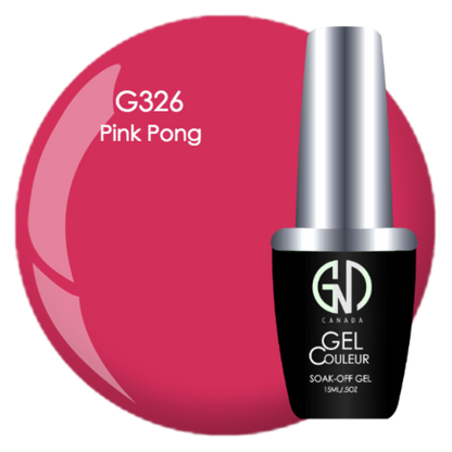 Pink Pong - #326 | GND CANADA® 1-Step Gel - CM Nails & Beauty Supply