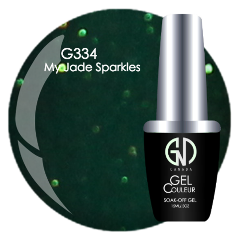 My Jade Sparkles | GND Canada® 1-Step Gel - CM Nails & Beauty Supply