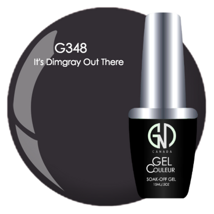 It's Dimgray Out There - #348 (Final sale) | GND Canada® 1-Step Gel - CM Nails & Beauty Supply