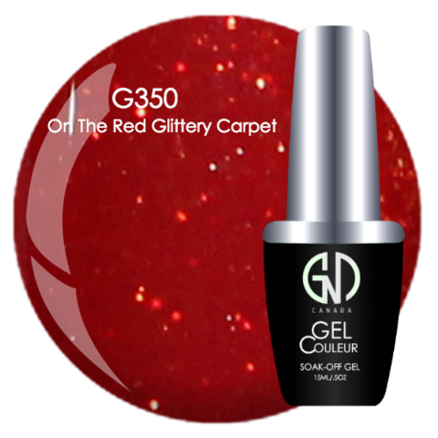 On the Red Glittery Carpet | GND Canada® 1-Step Gel - CM Nails & Beauty Supply