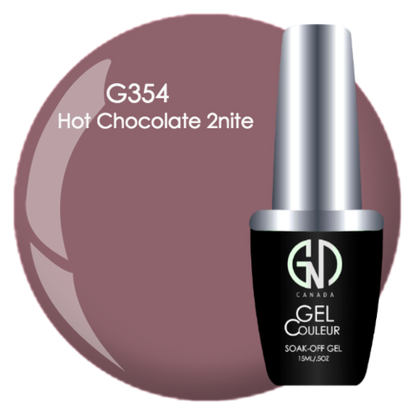 Hot Chocolate 2nite - #354 | GND Canada® 1-Step Gel - CM Nails & Beauty Supply