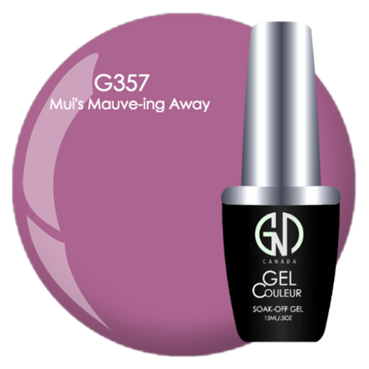 Mui's Mauve-ing Away - #357 | GND Canada® 1-Step Gel - CM Nails & Beauty Supply