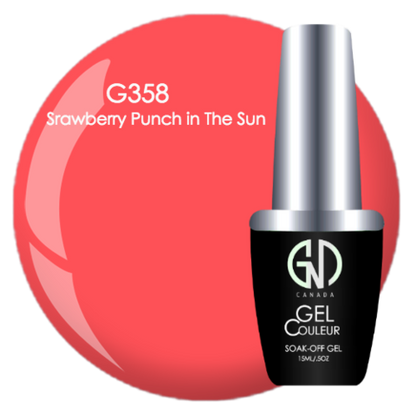 Strawberry Punch in the Sun - #358 | GND Canada® 1-Step Gel - CM Nails & Beauty Supply