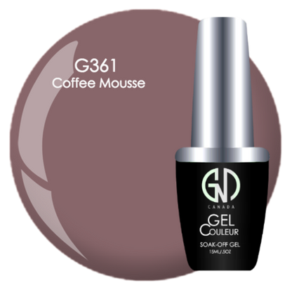 Coffee Mousse - #361 | GND Canada® 1-Step Gel - CM Nails & Beauty Supply