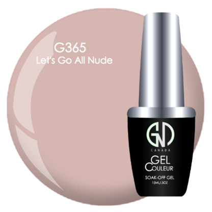 Let's Go All Nude - #365 | GND Canada® 1-Step Gel - CM Nails & Beauty Supply