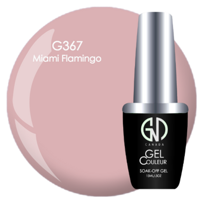 Miami Flamingo - #367 | GND Canada® 1-Step Gel - CM Nails & Beauty Supply