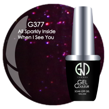 All Sparkly Inside When I See You - #377 | GND Canada® 1-Step Gel - CM Nails & Beauty Supply