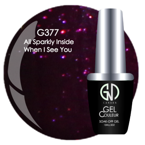 All Sparkly Inside When I See You | GND Canada® 1-Step Gel - CM Nails & Beauty Supply