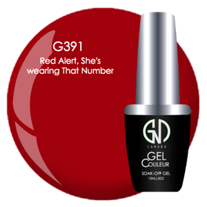 Red Alert, She's Wearing That Number | GND Canada® 1-Step Gel - CM Nails & Beauty Supply