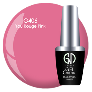 You Rouge Pink - #406 | GND Canada® 1-Step Gel - CM Nails & Beauty Supply