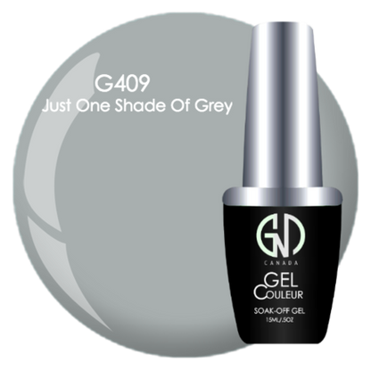 Just One Shade of Grey - #409 | GND Canada® 1-Step Gel - CM Nails & Beauty Supply