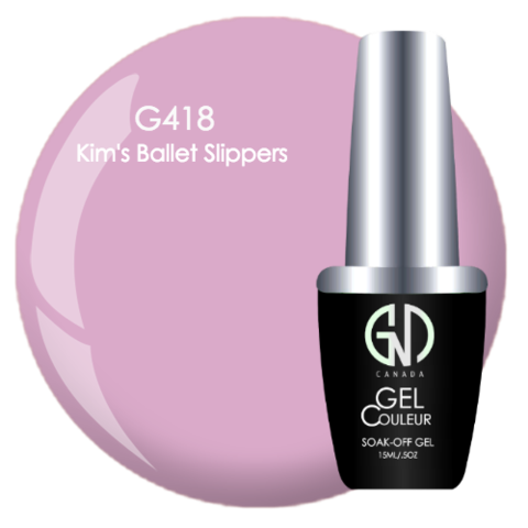 Kim's Ballet Slippers - #418 | GND Canada® 1-Step Gel - CM Nails & Beauty Supply