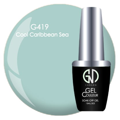 Cool Caribbean Sea - #419 | GND Canada® 1-Step Gel - CM Nails & Beauty Supply