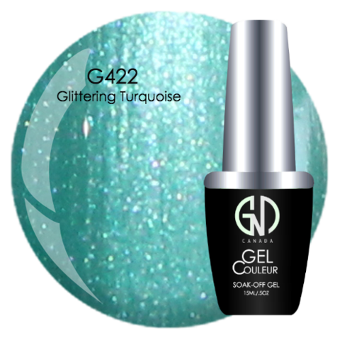 Glimmering Turquoise | GND Canada® 1-Step Gel - CM Nails & Beauty Supply