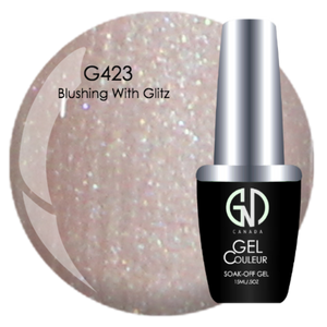 Blushing with Glitz | GND Canada® 1-Step Gel - CM Nails & Beauty Supply