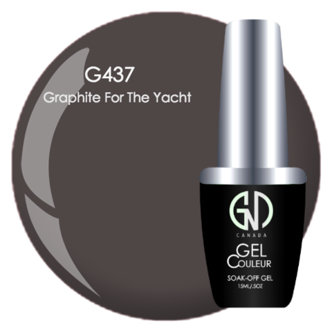 Graphite for the Yacht - #437 | GND Canada® 1-Step Gel - CM Nails & Beauty Supply