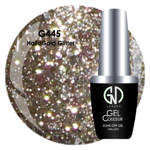 HalloGold Glitter - #445 | GND Canada® 1-Step Gel - CM Nails & Beauty Supply