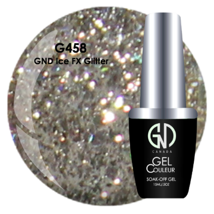 Ice FX Glitter - #458 | GND Canada® 1-Step Gel - CM Nails & Beauty Supply