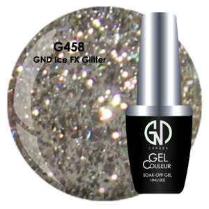 GND Ice FX Glitter | GND Canada® 1-Step Gel - CM Nails & Beauty Supply