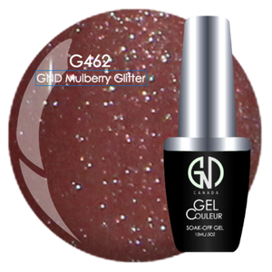 Mulberry Glitter - #462 | GND Canada® 1-Step Gel - CM Nails & Beauty Supply