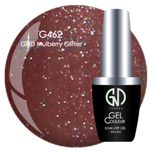 GND Mulberry Glitter | GND Canada® 1-Step Gel - CM Nails & Beauty Supply