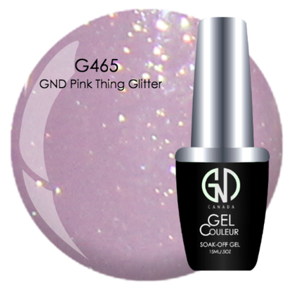 Pink Thing Glitter - #465 | GND Canada® 1-Step Gel - CM Nails & Beauty Supply
