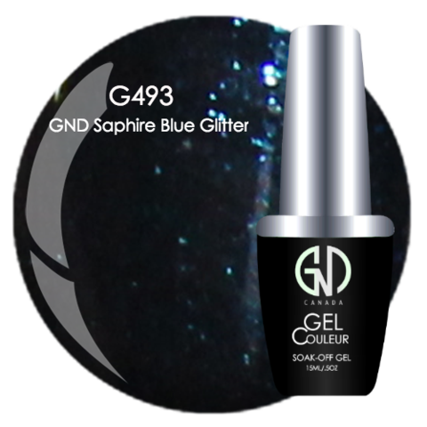 GND Sapphire Blue Glitter | GND Canada® 1-Step Gel - CM Nails & Beauty Supply