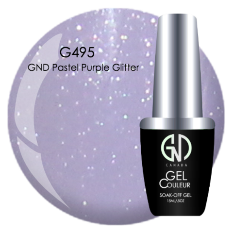 GND Pastel Purple Glitter | GND Canada® 1-Step Gel - CM Nails & Beauty Supply