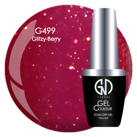 Glitzy-Berry | GND Canada® 1-Step Gel - CM Nails & Beauty Supply