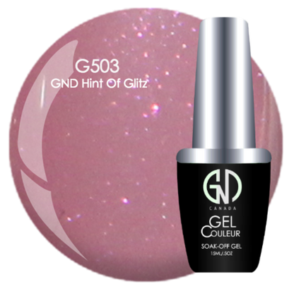 Hint of Glitz - #503 | GND Canada® 1-Step Gel - CM Nails & Beauty Supply
