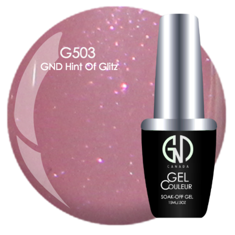 GND Hint of Glitz | GND Canada® 1-Step Gel - CM Nails & Beauty Supply