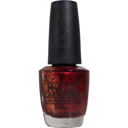 OPI Nail Lacquer - F10 Red Fingers & Mistletoes | OPI® - CM Nails & Beauty Supply