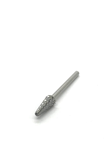 Silver Carbide Cone Bit For Nails 3/32 & 1/8" - CM Nails & Beauty Supply