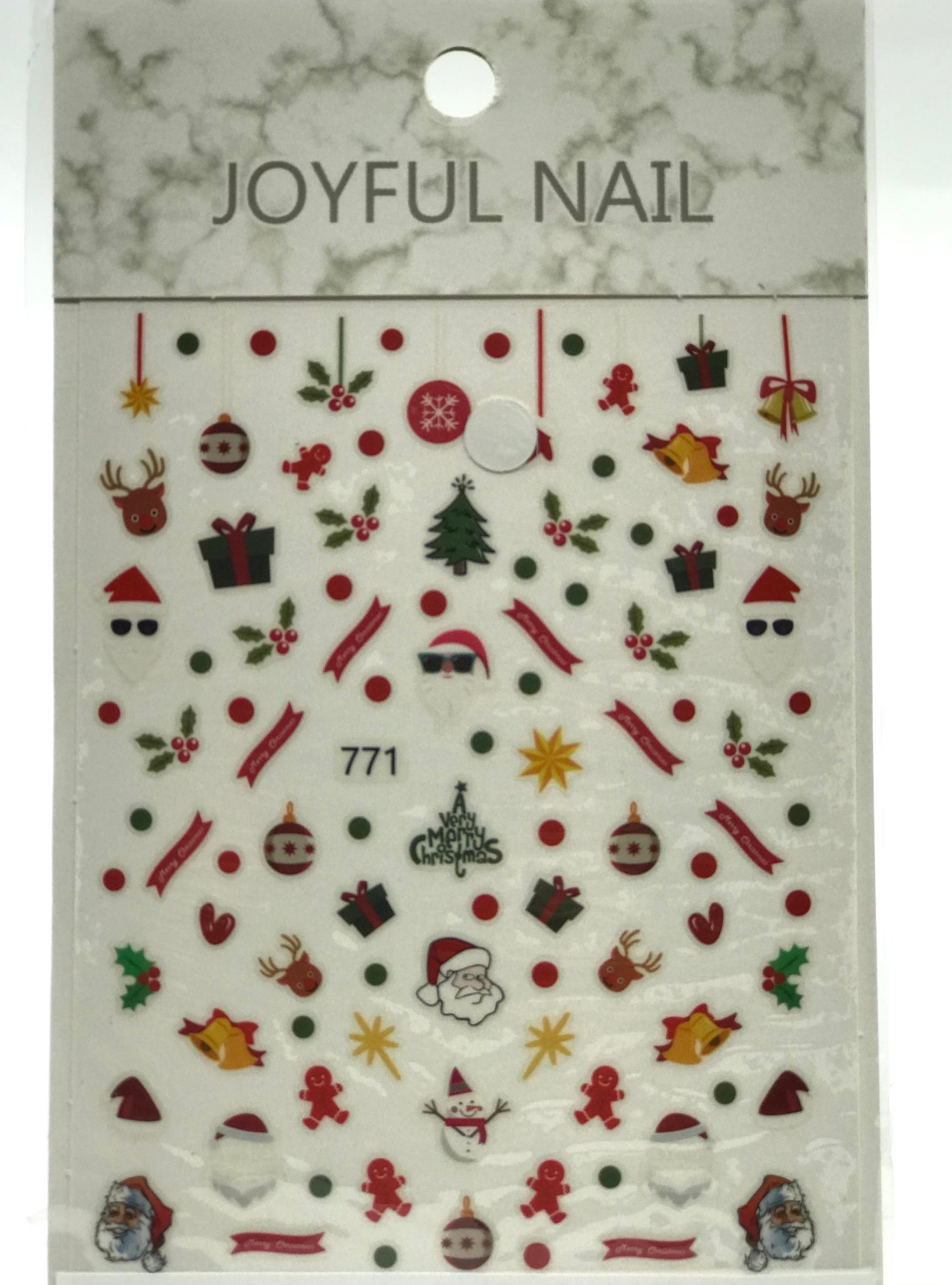 Christmas Nail Art Stickers (771)