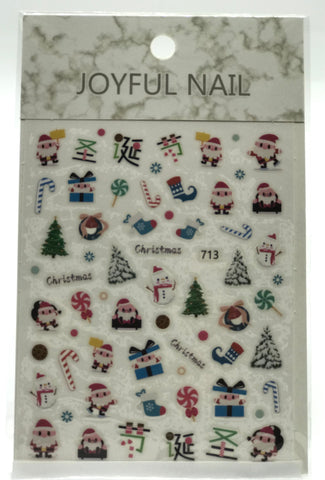 Christmas Nail Art Stickers (713)
