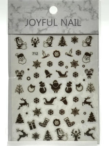 Christmas Nail Art Stickers (712)