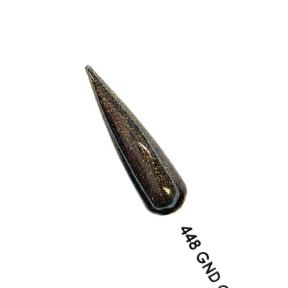 Black & Gold Glitter - #448 | GND Canada® 1-Step Gel - CM Nails & Beauty Supply